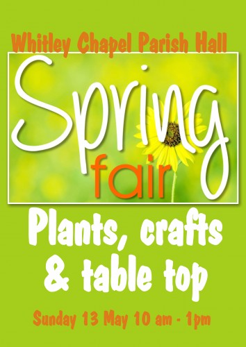 spring fair 13 May poster